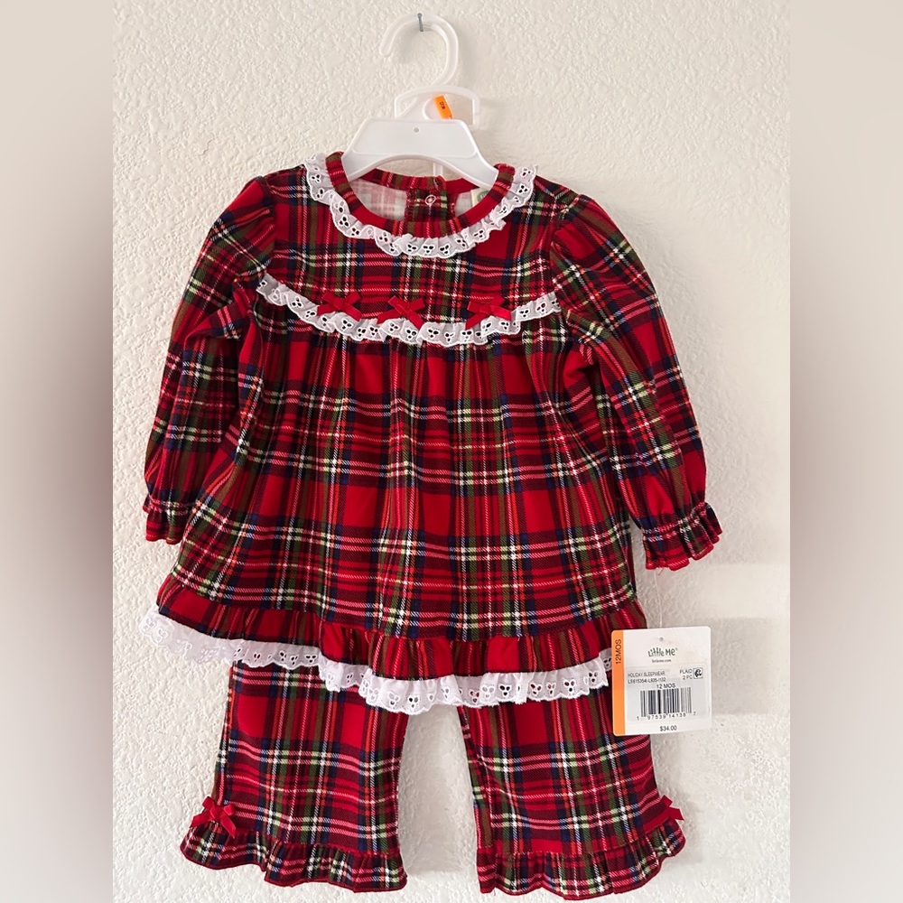 Little me 2pc Set Pj Set-Pants